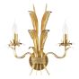 Phaedra 2 Light Wall Light Gold