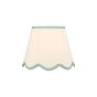 Poma Natural Linen Scalloped Shade 25cm
