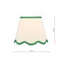 Poma Natural Linen Scalloped Shade 25cm