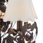 Priscilla 5 Light Pendant Matt Black With Shade