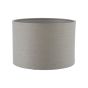 Pyramid Grey Linen Drum Shade 25cm