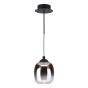 Ramona Pendant/Wall Light Matt Black Ombre Glass LED