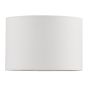 Ravis White Linen Drum Shade 28cm