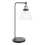 Ray Table Lamp Antique Brass and Glass