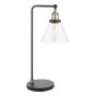 Ray Table Lamp Antique Brass and Glass