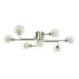 Reyna 7lt Semi Flush Polished Chrome With Clear/Opal Glass