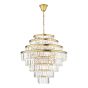 Rhapsody 12 Light Chandelier Bronze Crystal