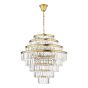 Rhapsody 12 Light Chandelier Bronze Crystal