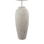 Roetta Floor Lamp White and Natural With Shade