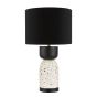 Roja Table Lamp Terrazzo & Black With Shade