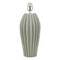 Rosario Table Lamp Grey Crackle Glaze Base Only