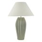 Rosario Table Lamp Grey Crackle Glaze Base Only