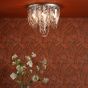 Roxanne Small 7 Light Flush Polished Chrome Crystal