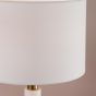 Ruperta Table Lamp Antique Bronze and Marble With Shade