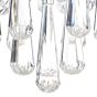 Saigon 5 Light Flush Crystal and Polished Chrome