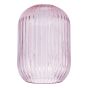 Sawyer Easy Fit Shade Pink Ribbed Glass