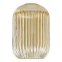 Sawyer Easy Fit Shade Champagne Ribbed Glass