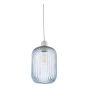 Sawyer Easy Fit Blue Ribbed Glass Shade