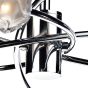 Seattle 8 Light Semi Flush Polished Chrome