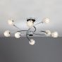 Seattle 8 Light Semi Flush Polished Chrome