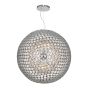 Serafina 6 Light Pendant Brushed Chrome Large