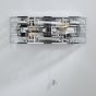 Seville 2 Light Wall Light Crystal Polished Chrome