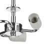 3 Light Semi Flush Suspension Polished Chrome