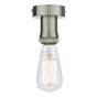 SFB4861 E27 Semi Flush Suspension Antique Chrome Bracket Only