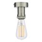 SFB4861 E27 Semi Flush Suspension Antique Chrome Bracket Only