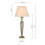Siam Table Lamp Antique Brass With Shade (Multipack)