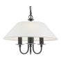 Sivan 3 Light Pendant Matt Black With Shade