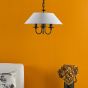 Sivan 3 Light Pendant Matt Black With Shade