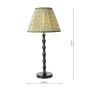 Siyanda Table Lamp Black With Shade