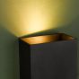Soven 2 Light Wall Washer Matt Black