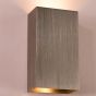 Soven 2 Light Wall Washer Satin Bronze