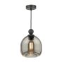 Pendant Matt Black with Smoked Glass