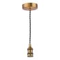 1 Light E14 Suspension Antique Bronze