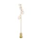 Spiral 6 Light Floor Lamp Matt Gold