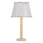 Spool Table Lamp Cream With Shade