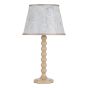 Spool Table Lamp Cream With Shade