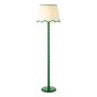 Spool Floor Lamp Green With Shade