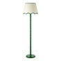 Spool Floor Lamp Green With Shade