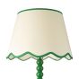 Spool Floor Lamp Green With Shade