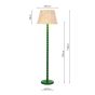 Spool Floor Lamp Gloss Green Base Only