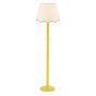 Spool Floor Lamp Yellow With Shade