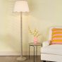 Spool Floor Lamp Taupe With Shade