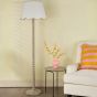 Spool Floor Lamp Taupe With Shade
