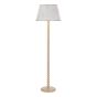 Spool Floor Lamp Gloss Taupe Base Only