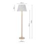 Spool Floor Lamp Gloss Taupe Base Only