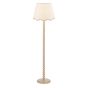 Spool Floor Lamp Gloss Taupe Base Only